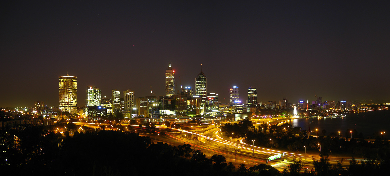 Perth Night Skyline