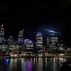 Perth Skyline bei Nacht