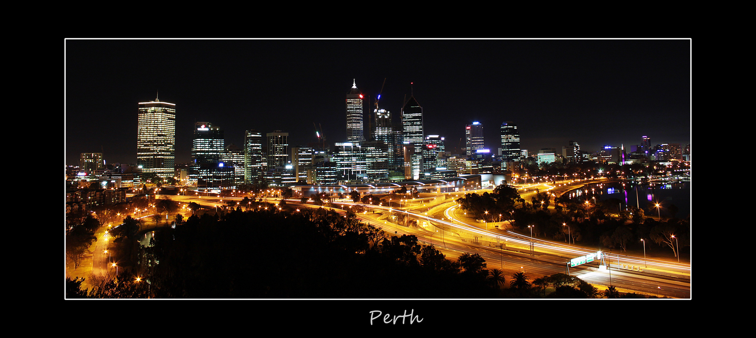 Perth's heart at night