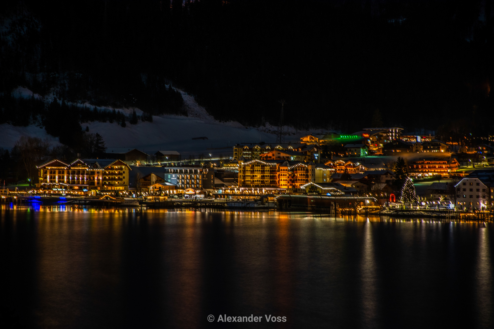 Pertisau bei Nacht