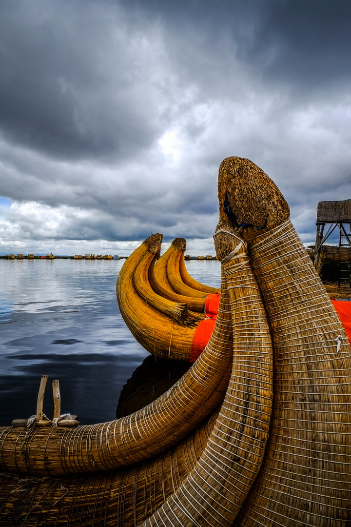 Peru | Boats on Titicaca Lake, Peru