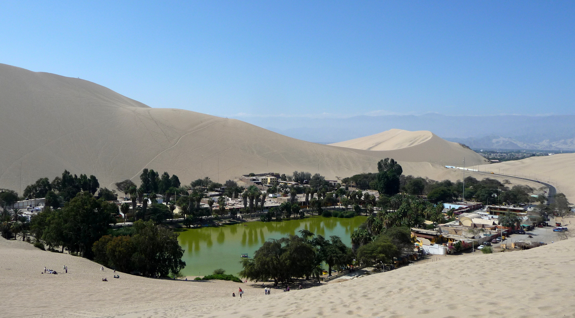 Peru-Ica - die Oase Laguna de Huacachina