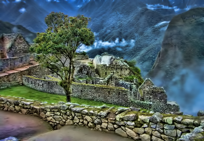 Peru, Macchu Picchu Teilansicht