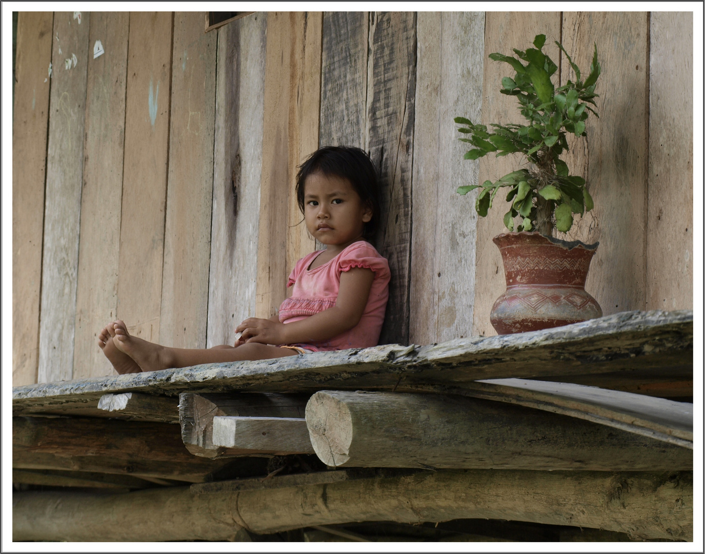 Peru - Mädchen am Amazonas