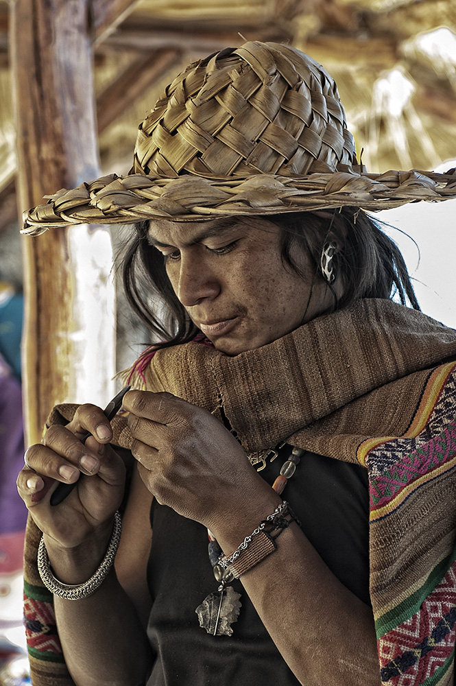 Peruanischer Schmuckhändler
