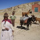 Peruanisches Ehepaar in Copacabana