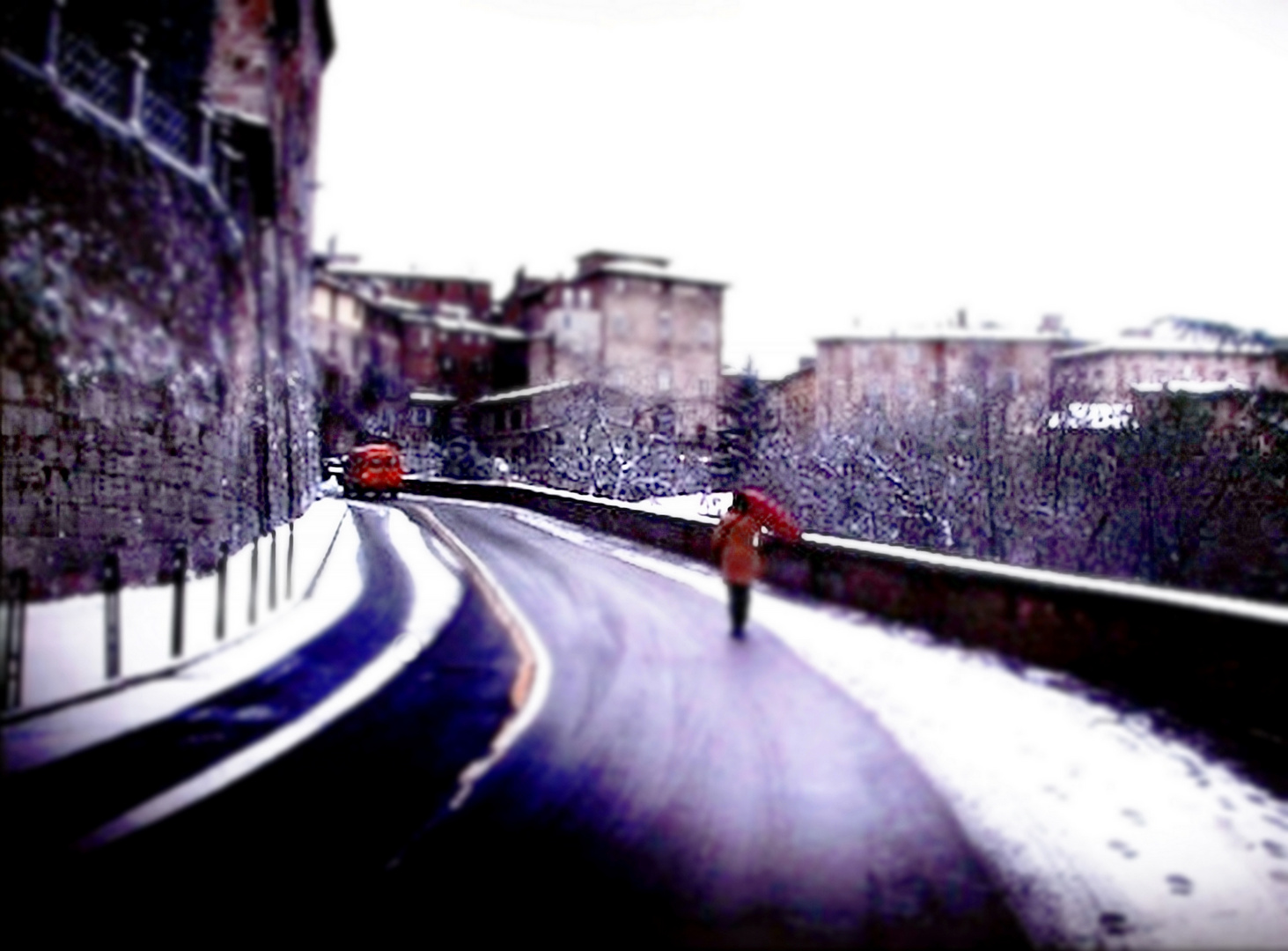 Perugia d'inverno.