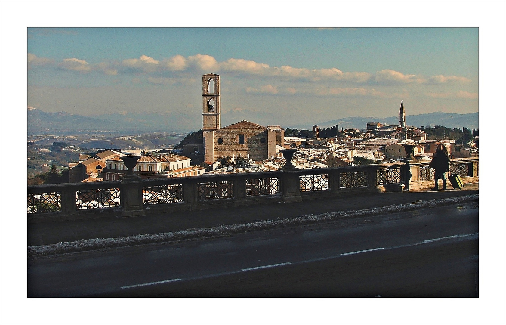 Perugia d'inverno.