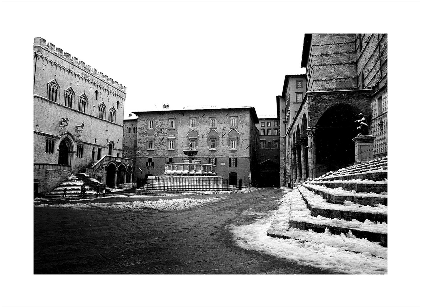 Perugia e la neve.
