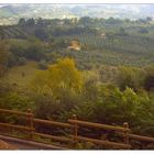 Perugia - Panorama visibile dall'orto botanico