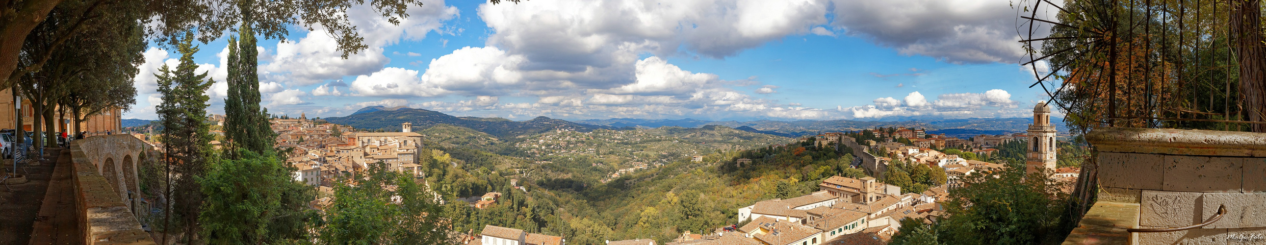 Perugia Panoramico 3 - Veduta da Piazza Rossi Scotti