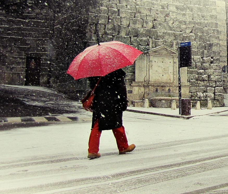 Perugia - Red Umbrella