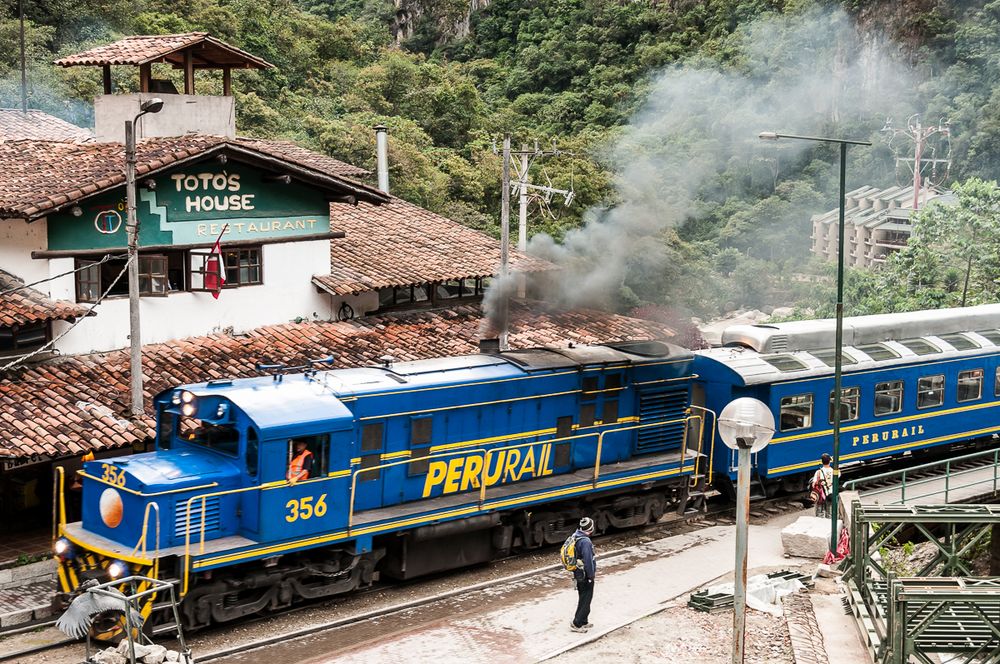 Perurail in Aguas Calientes