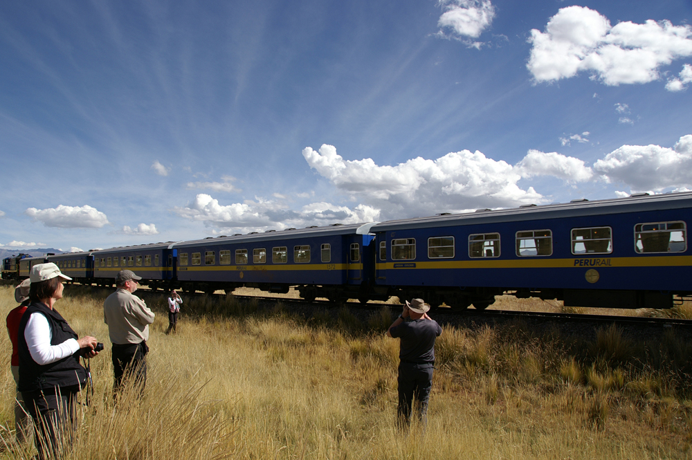 Perurail Train von Puno am Titicacasee nach Cusco