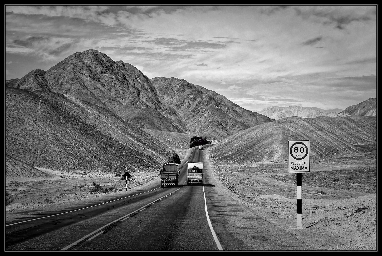 Peruvian panamerican road