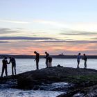 Pesca al atardecer