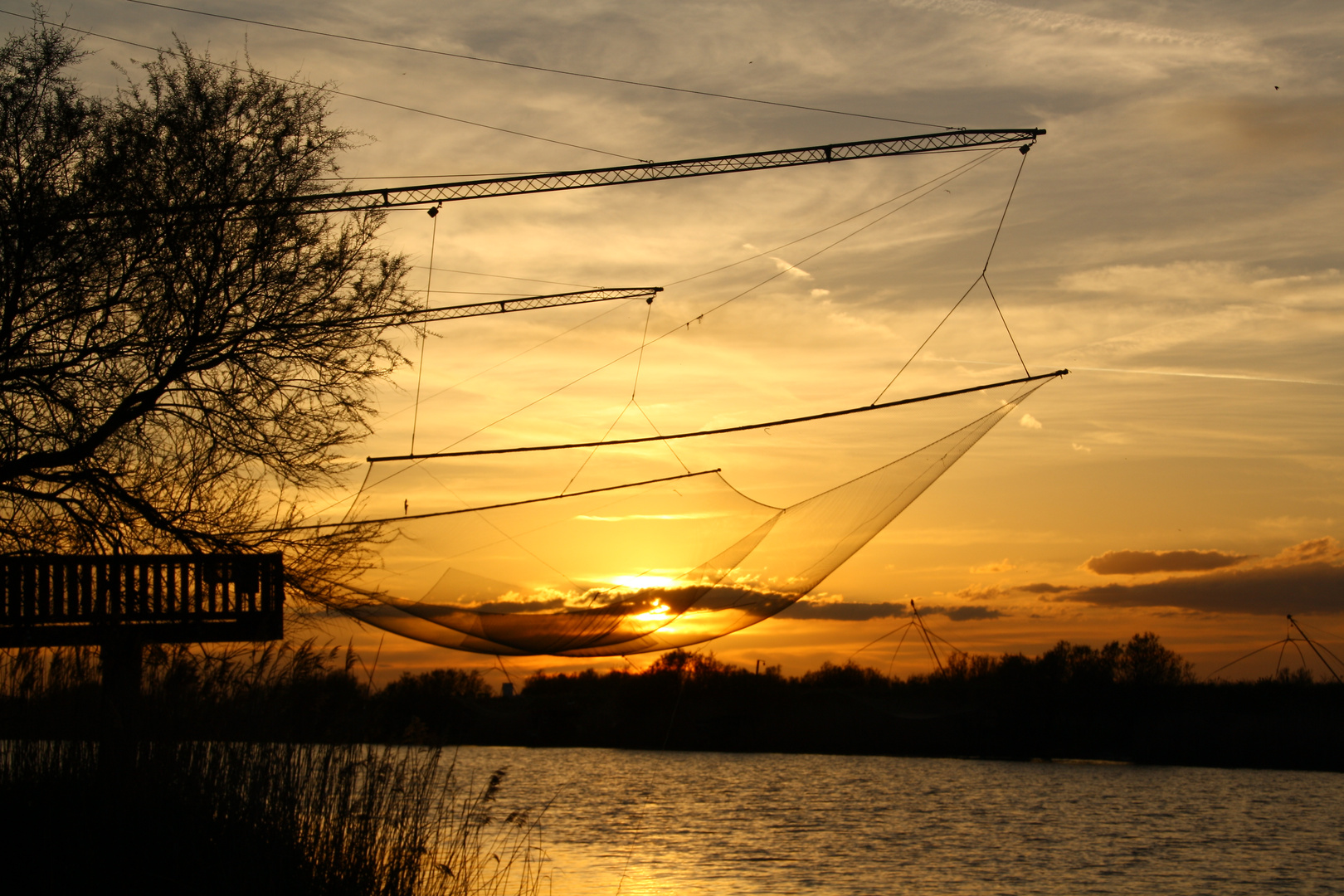 Pesca al tramonto