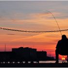 Pesca al tramonto