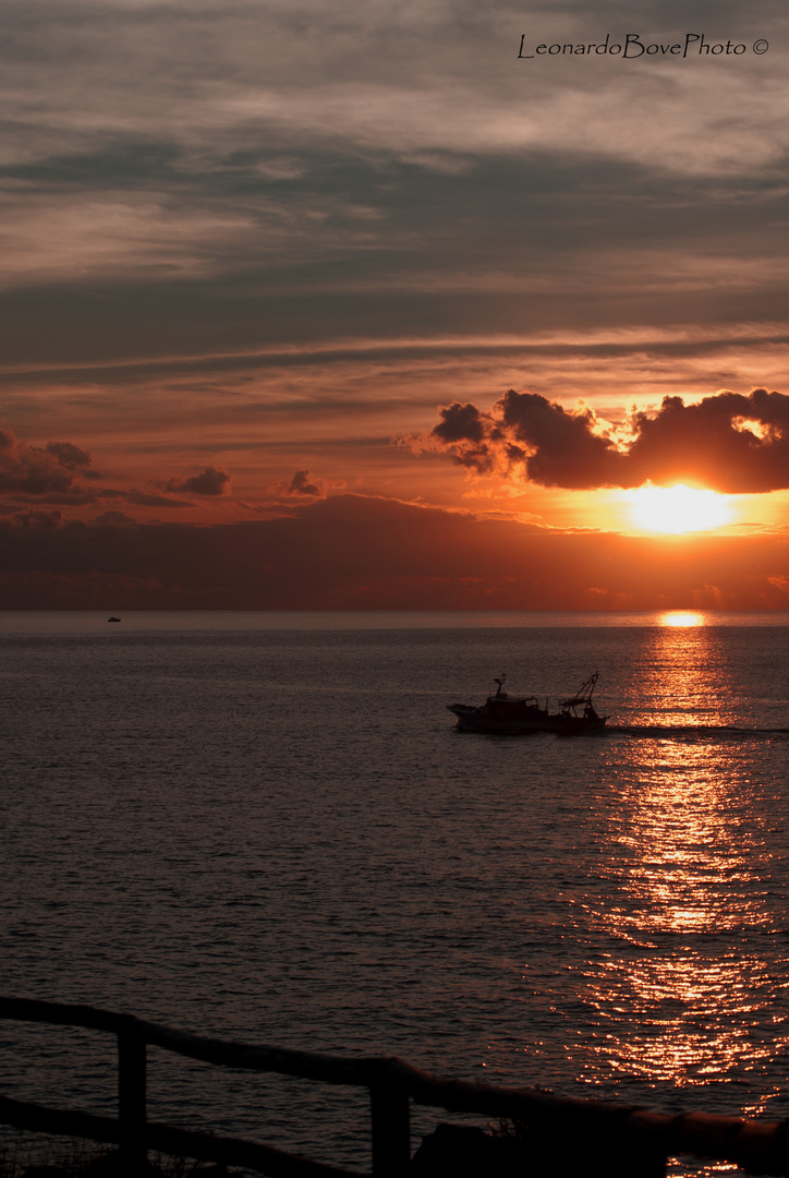 Pesca al tramonto - Sapri (SA)