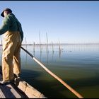 Pescador a l'Albufera / Fisherman in the lake of the Albufera