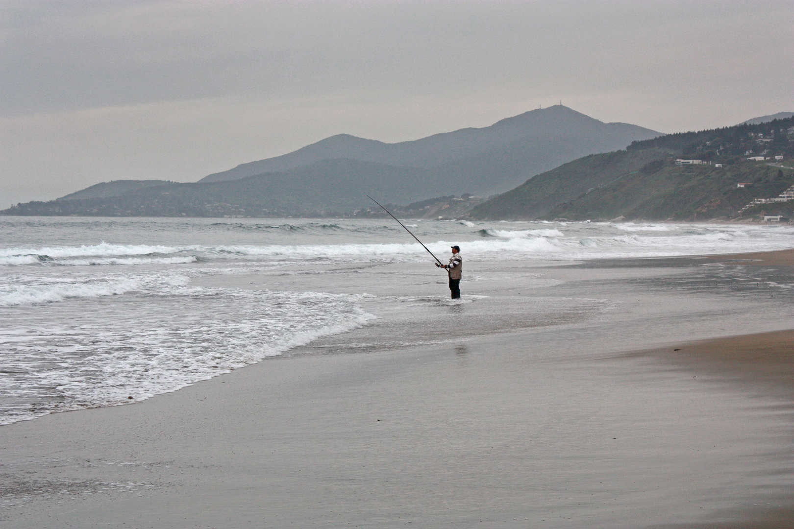 Pescador en Maitencillo