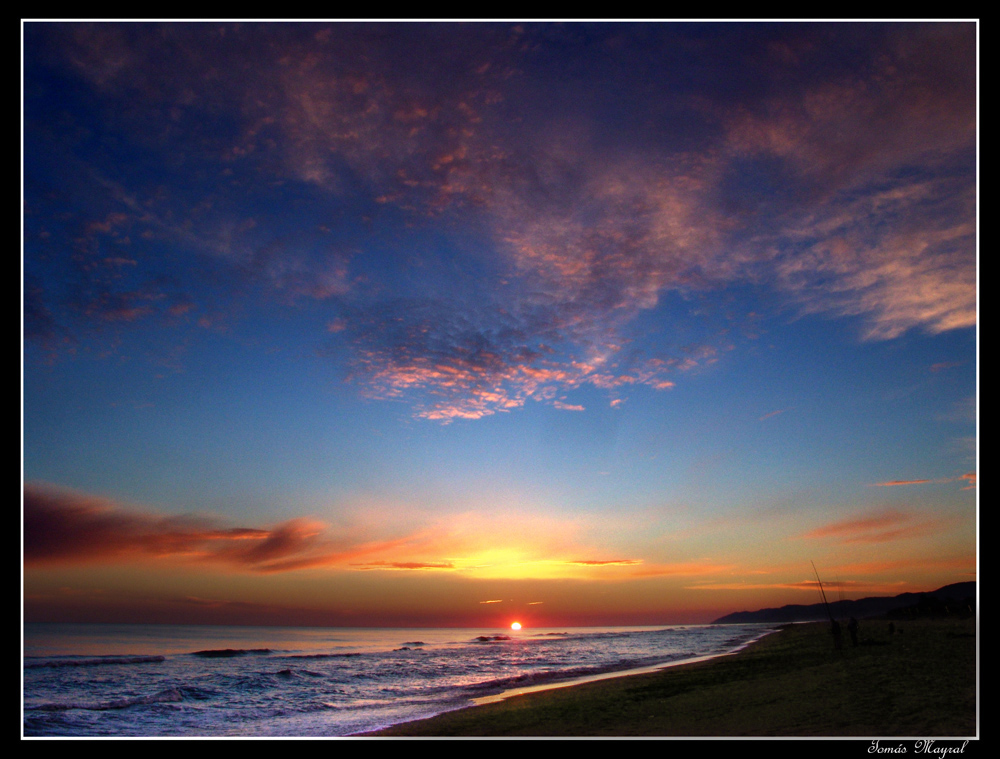 Pescadores al Atardecer-II