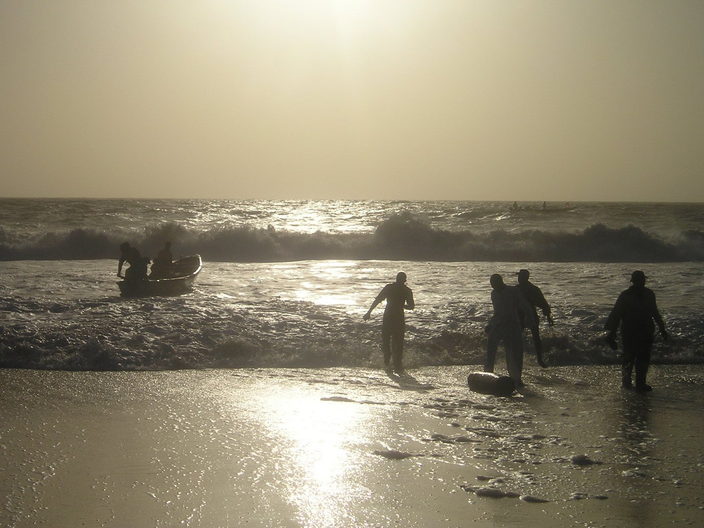 Pescadores de Nouakchot (Mauritania)