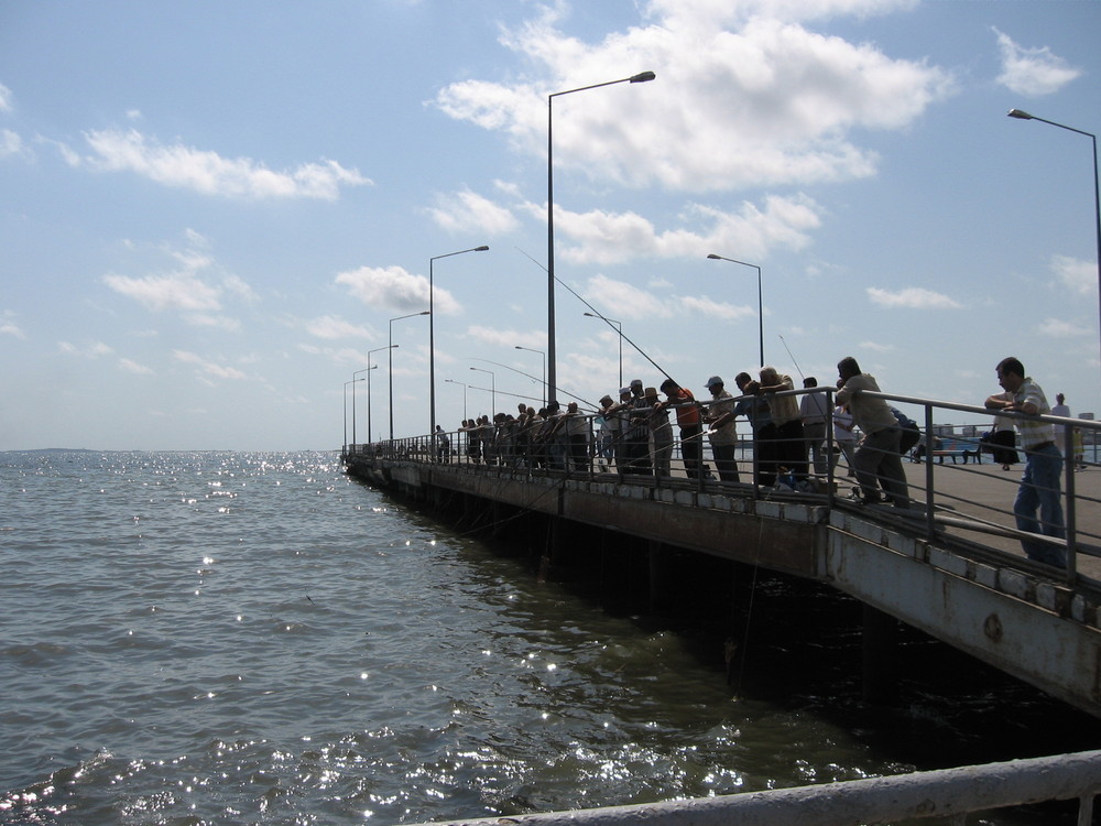 Pescadores en el Caspio