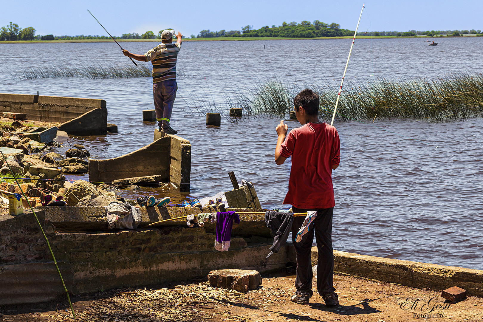 Pescando