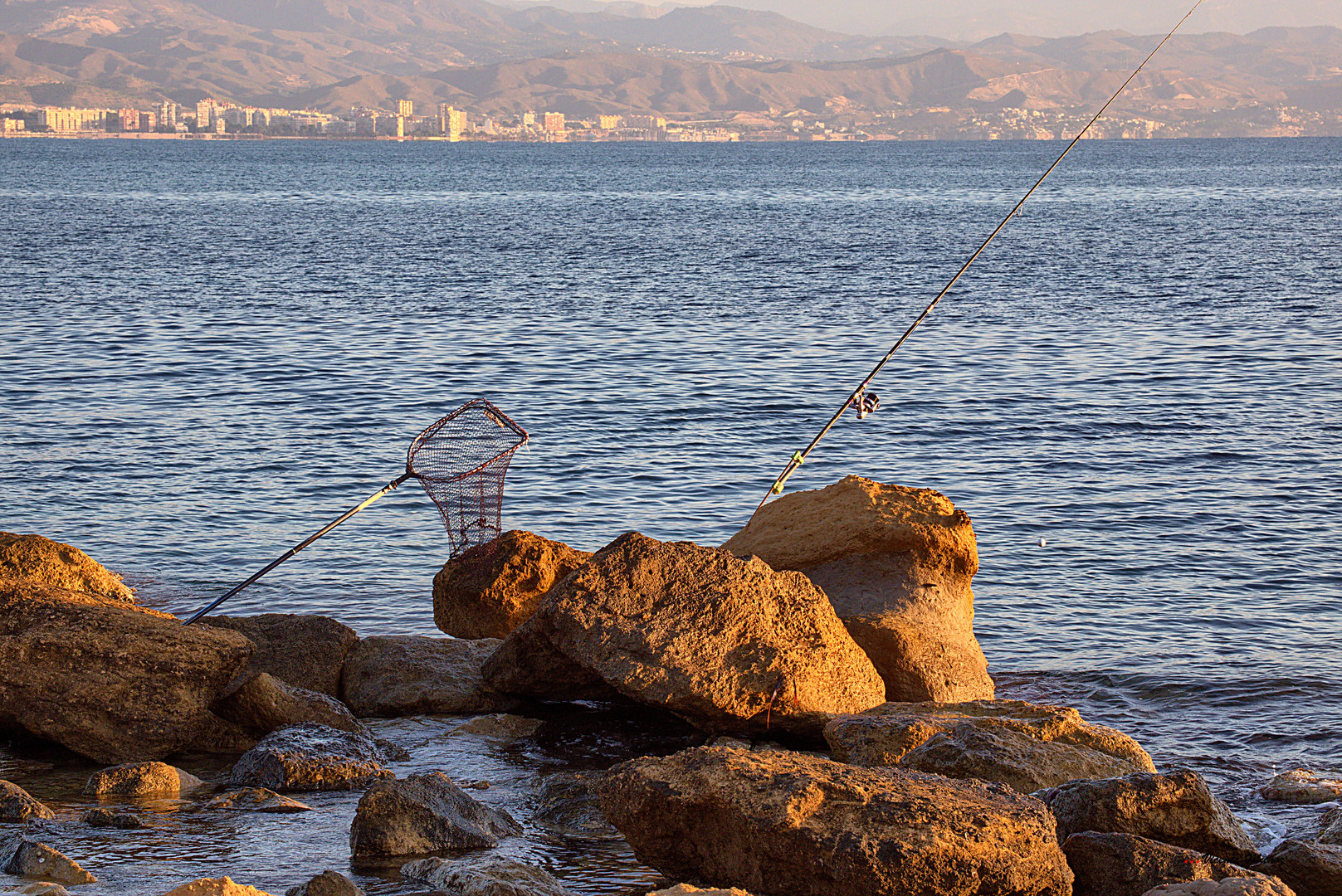 pescando al amanecer 