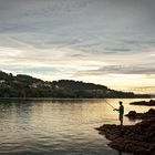 Pescando al atardecer