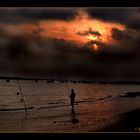 Pescando bajo la Tormenta