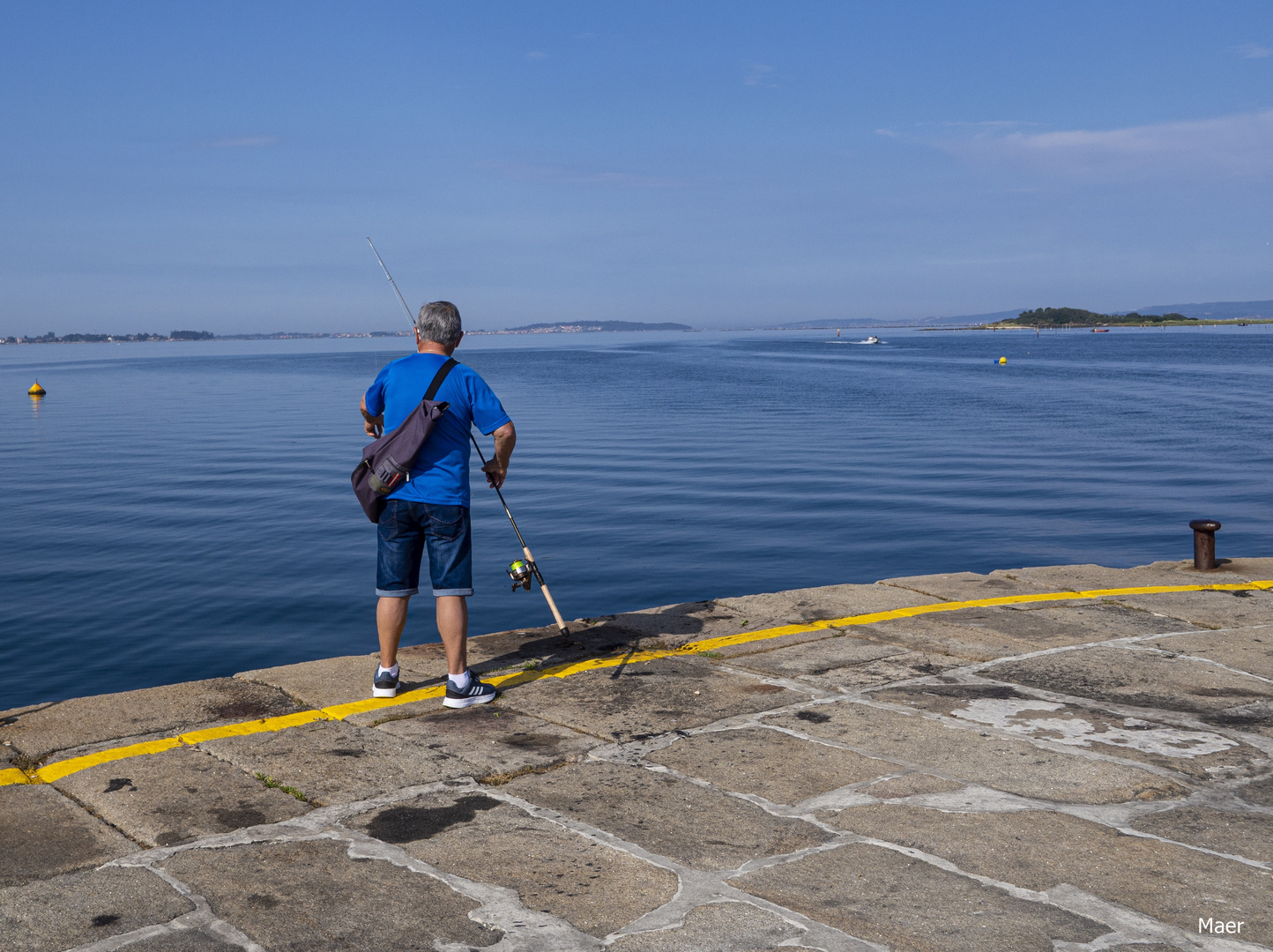 Pescando calamares.Carril.