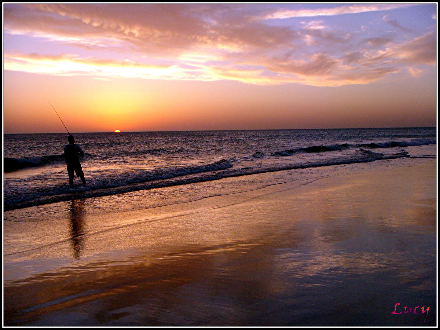 Pescando en el paraiso