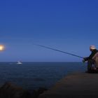 pescando en hora azul