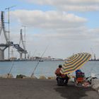 Pescando en la Bahía