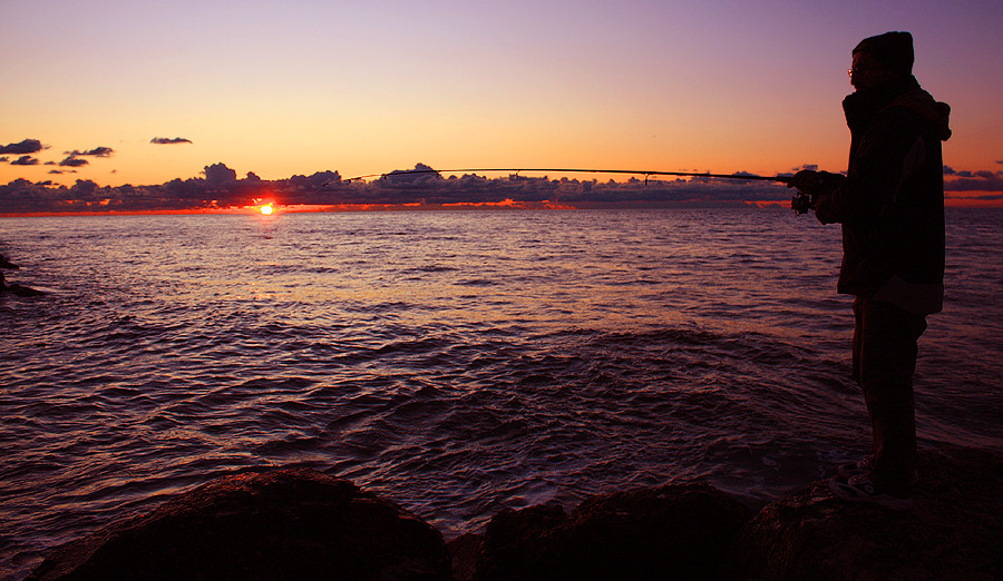 Pescando il tramonto