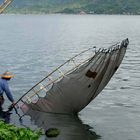 Pescatore a Sulawesi