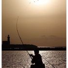 Pescatore al crepuscolo