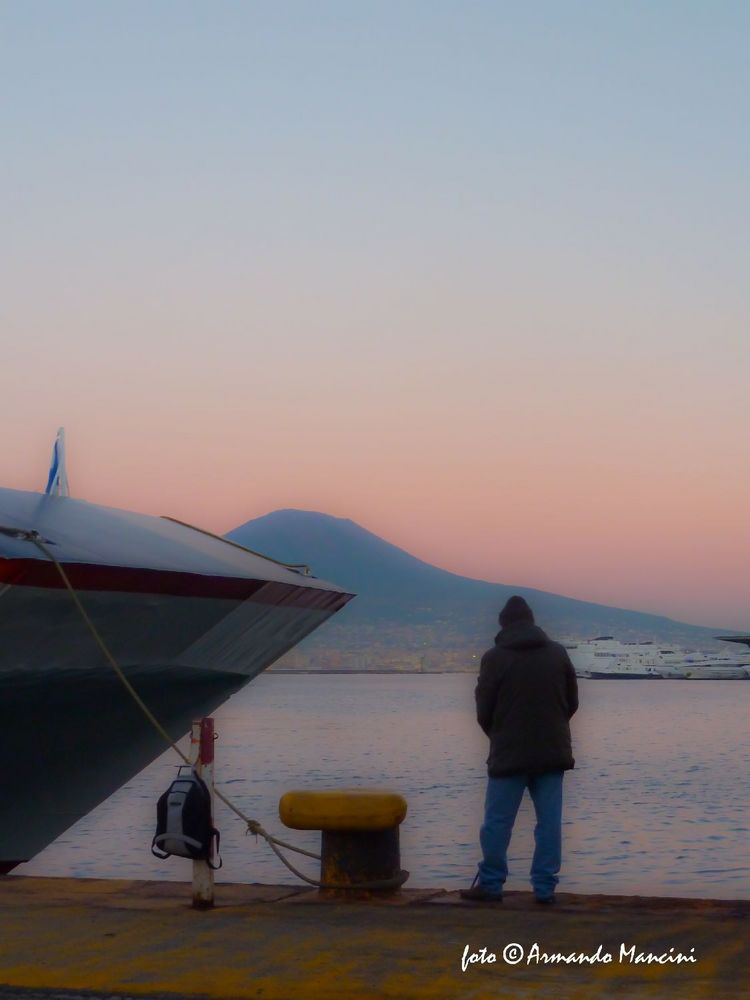 Pescatore al crepuscolo