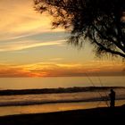 pescatore al tramonto