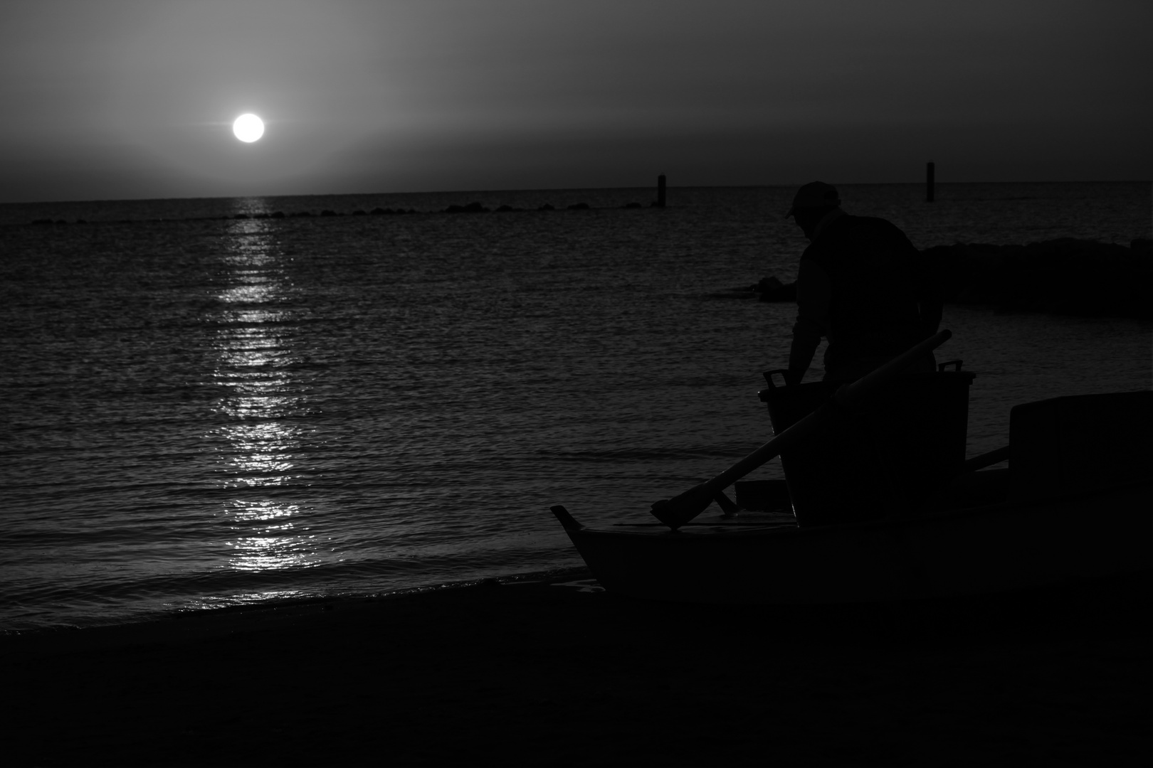 Pescatore all'alba