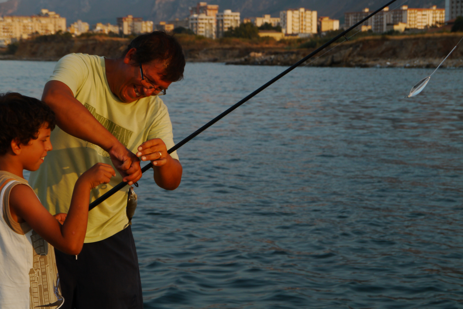 Pescatore contento di poco