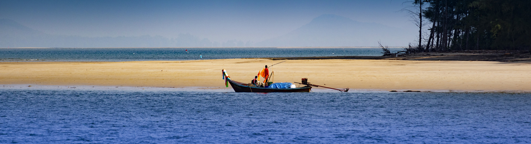 pescatore in rosso