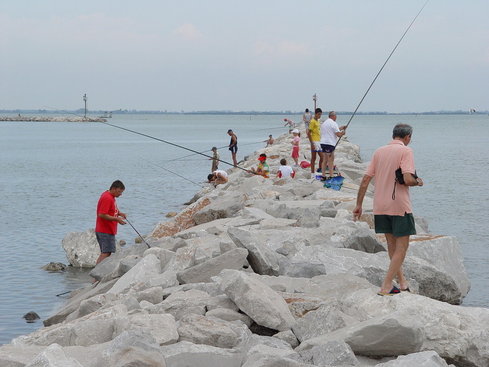 pescatori al mare