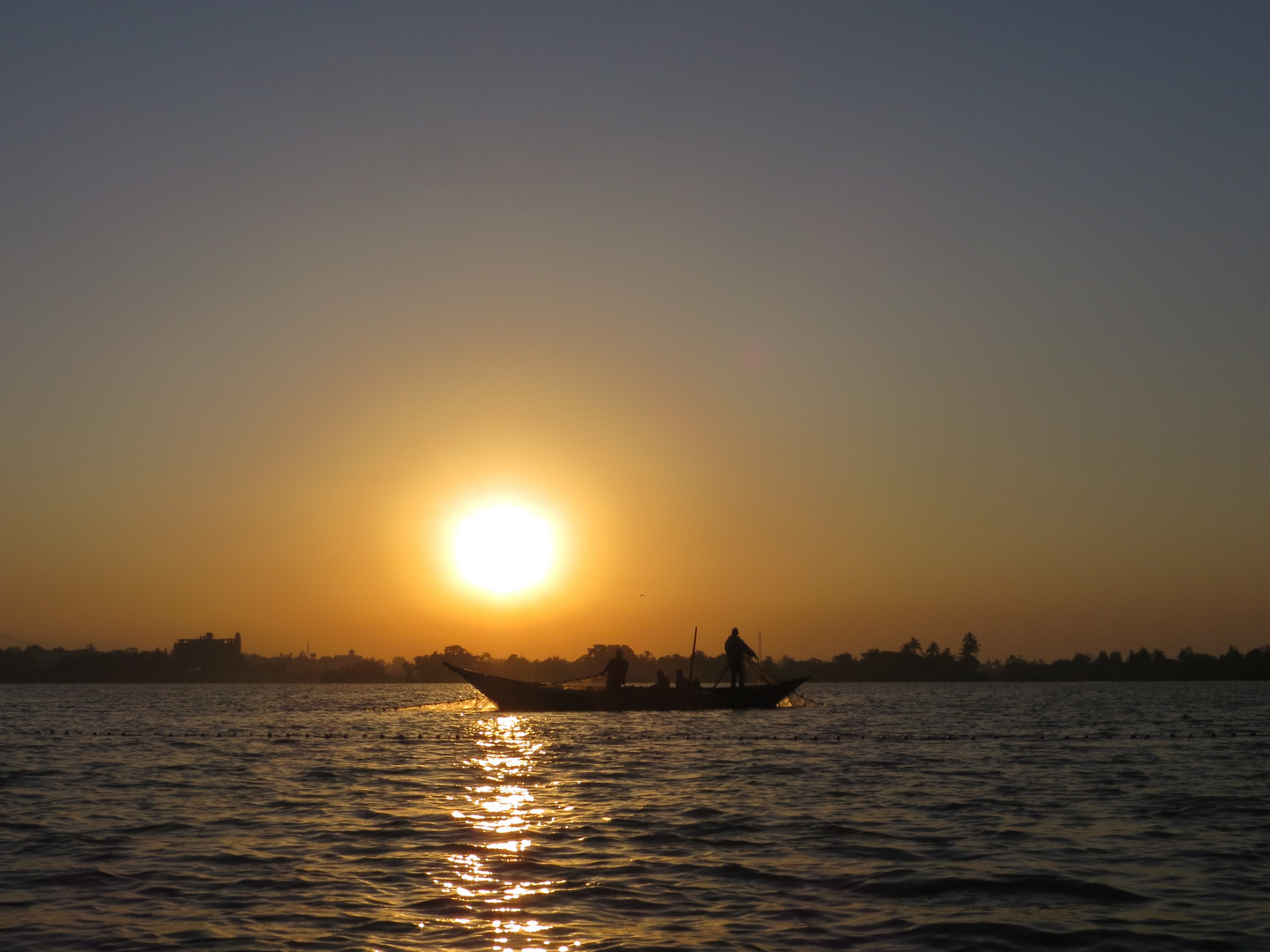 Pescatori all'alba, Victoria Lake, Kenya