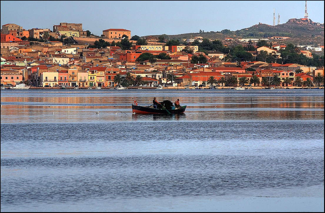 Pescatori nella laguna