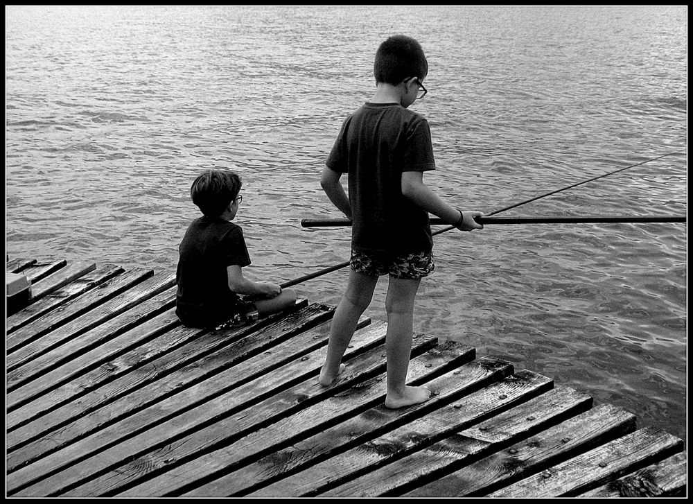 Pescatori si nasce....