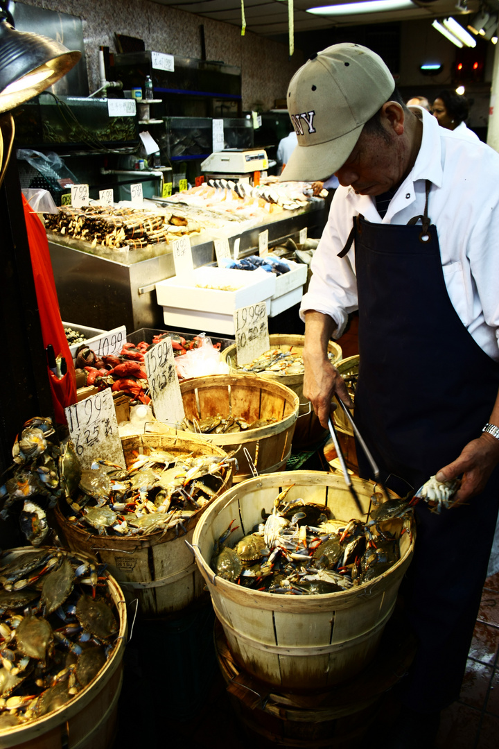 Pesce fresco a chinatown