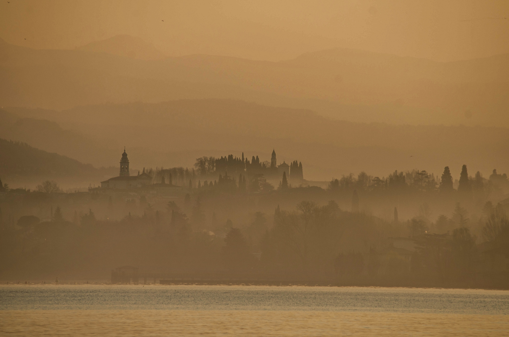 Peschiera im April um 7.00h